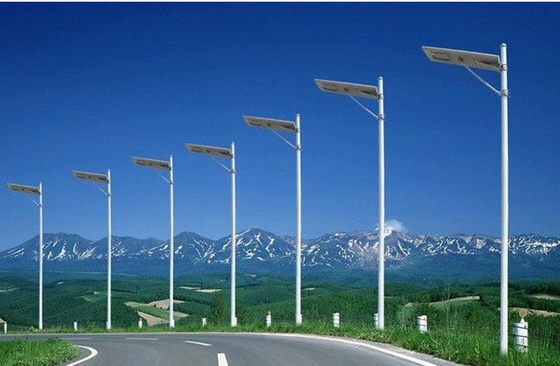 الصين ساحة الترفيه الكل في واحد الصمام الشمسية ضوء الشارع، منطقة ذات المناظر الخلابة الشمسية بدعم بالطاقة مصباح الشارع المزود