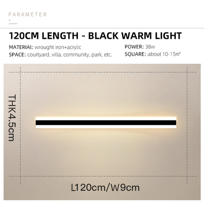 Bathroom Outdoor Waterproof LED Wall Lights Long 9w 11w 19w 24w AC85-265V