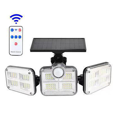 120 Smd Led Outdoor Wall Mounted Solar Led Lights Three Gear Bright Wide Irradiation