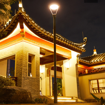 20w 30W LED لوحة للطاقة الشمسية حديقة أضواء القطب للخارج ساحة السقيفة